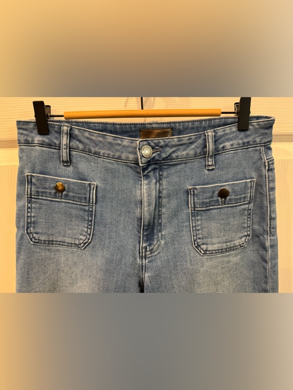 KUT From The Kloth Meg Wide Leg Jeans Women’s Size 8 Blue High Rise Denim - Picture 3 of 13